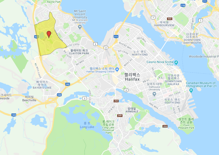 핼리팩스 크레이튼파크 학군 지역